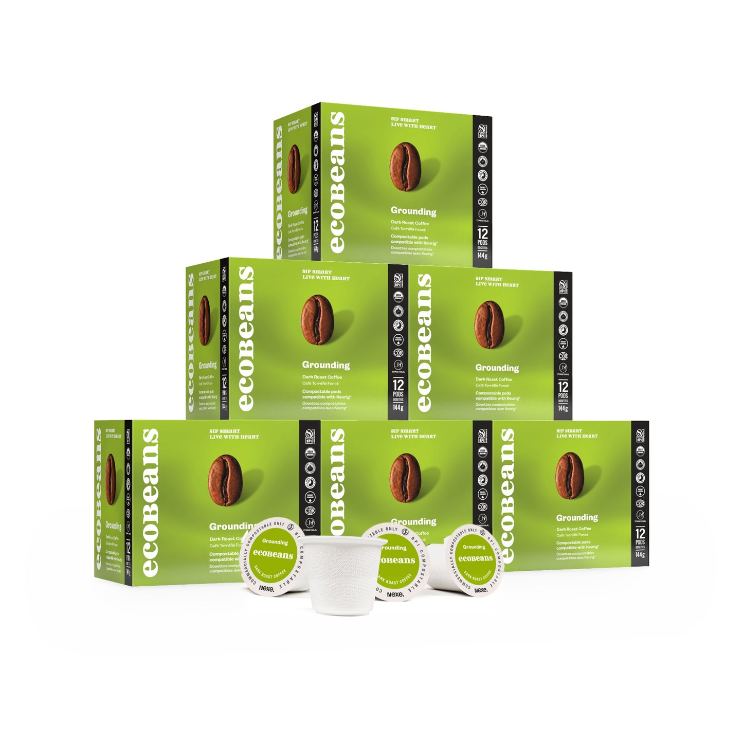 
                  
                    Grounding Dark Roast (6 Boxes, 72 Pods)
                  
                
